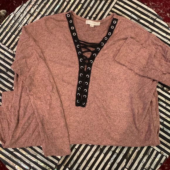 Deep V Long Sleeve - Picture 1 of 4